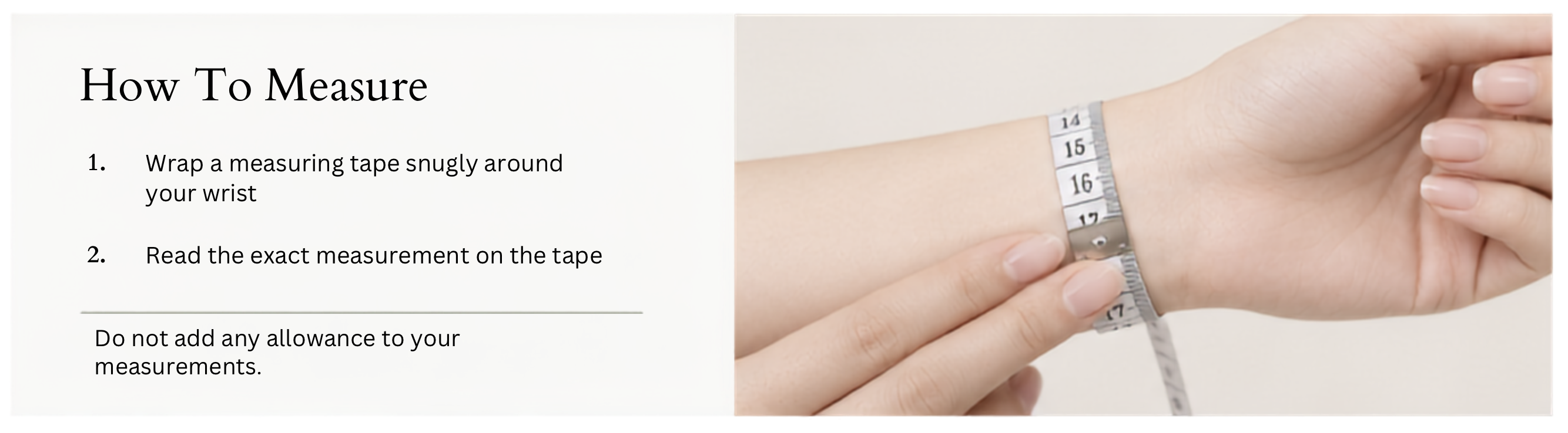 1. Measure Your Wrist