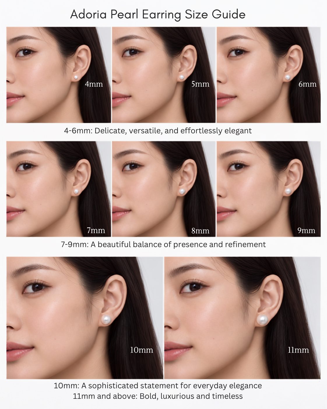 Your Pearl Earring Size