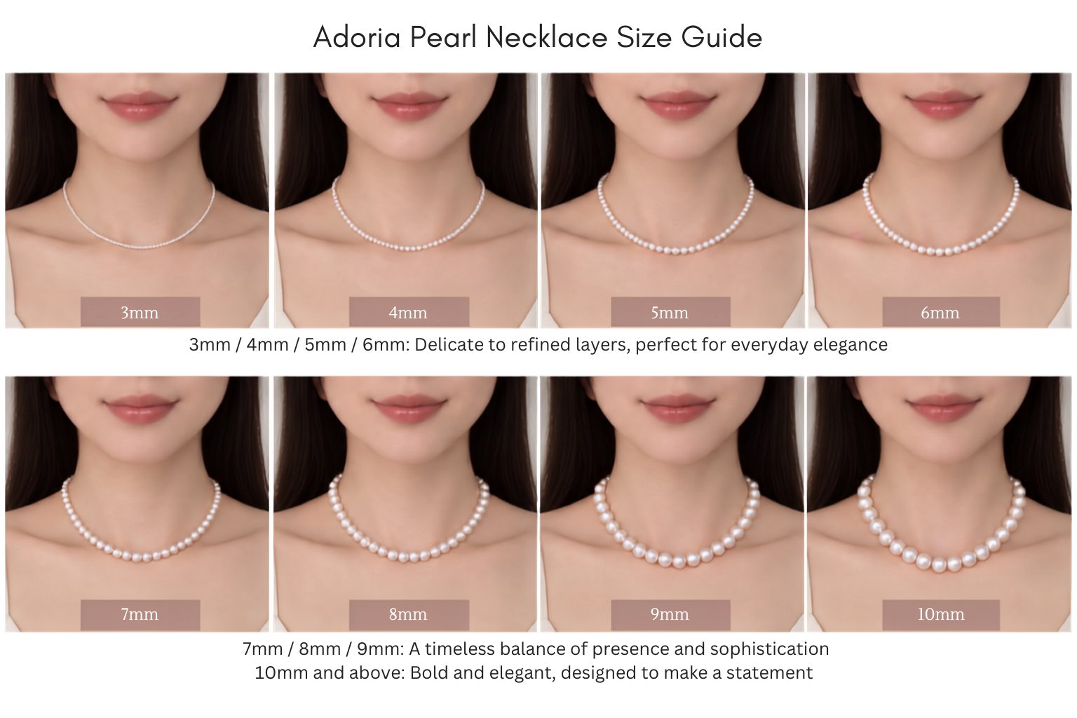Your Pearl Necklace Size