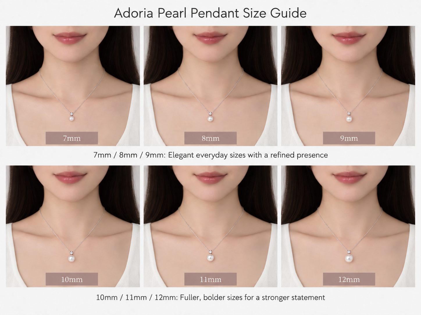Your Pearl Pendant Size