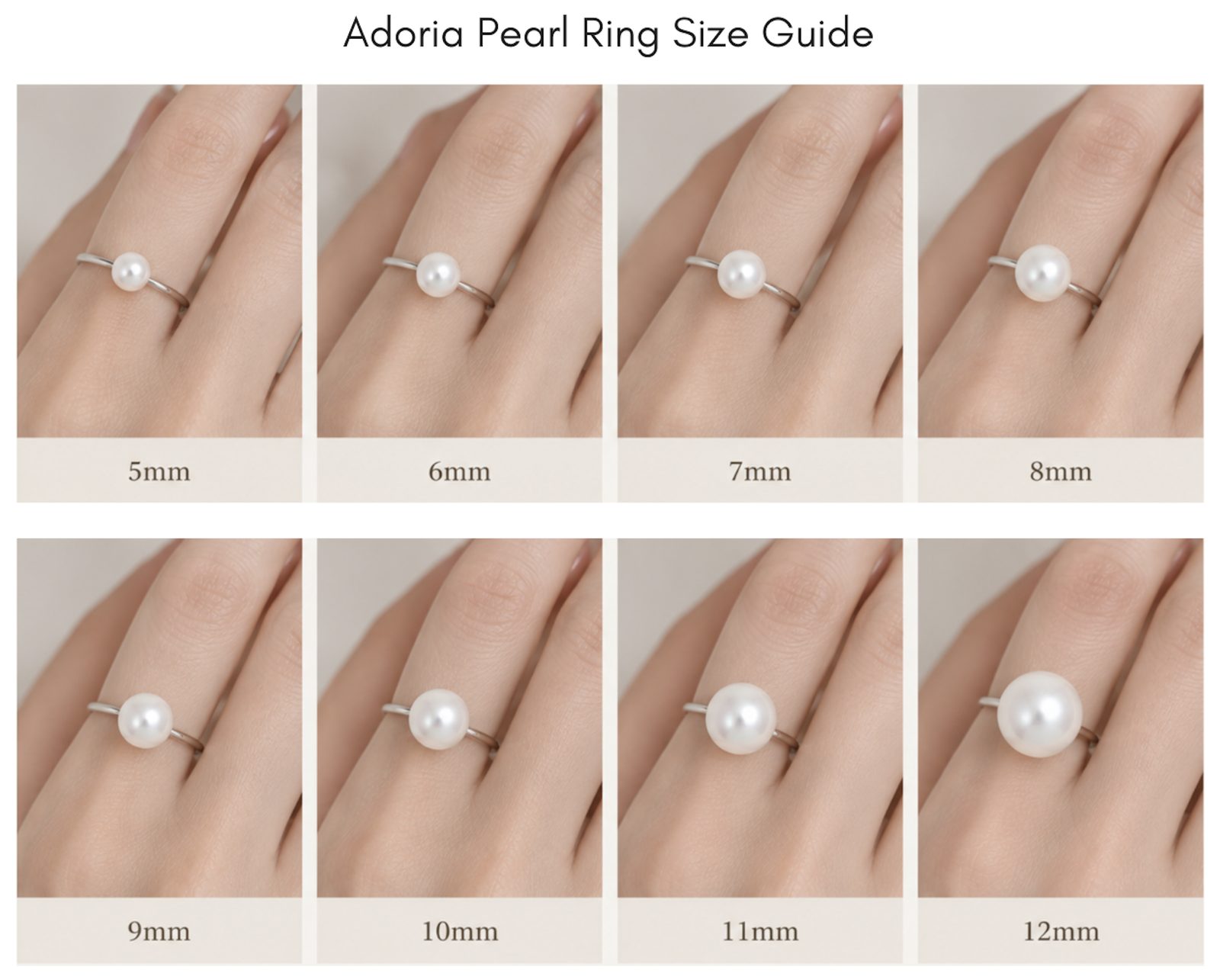 Your Pearl Ring Size